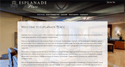 Desktop Screenshot of esplanadeplace.com